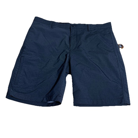 Greg‎ Norman Shorts Men 36 Black Performance Tech Stretch Texture Golfing - Picture 1 of 9